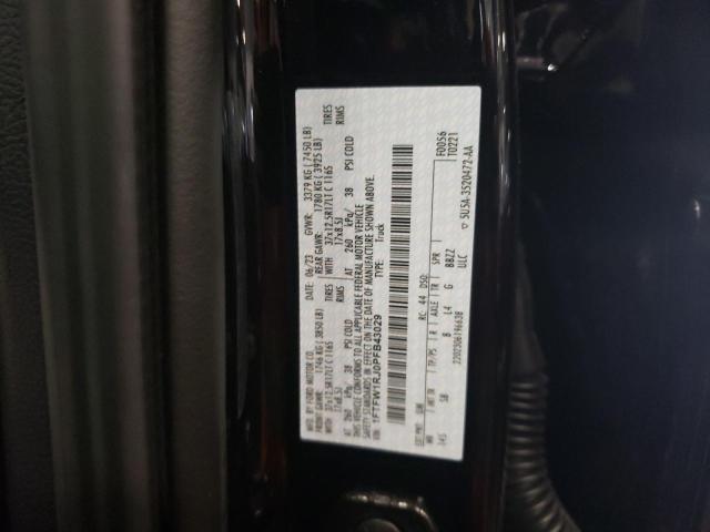 1FTFW1RJ0PFB43029 Ford F150 Raptor