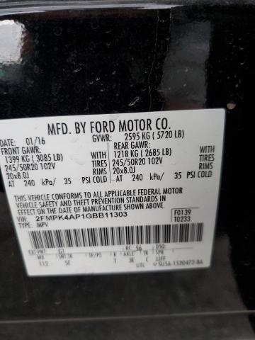2FMPK4AP1GBB11303 Ford EDGE SPORT