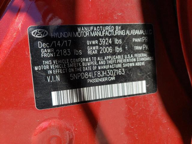 2018 HYUNDAI ELANTRA SE - 5NPD84LF8JH307163