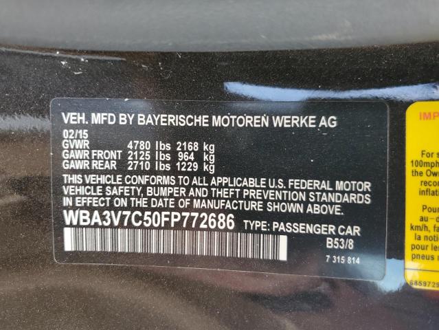 WBA3V7C50FP772686 BMW 428 I Sulev
