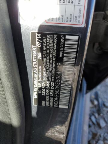 WDDHF5KB9EB064729 Mercedes-Benz E 350