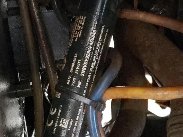 2016 POLARIS RZR XP1000 3NSVDE928GF455846