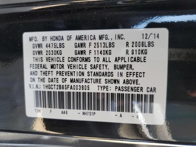 1HGCT2B85FA003905 Honda ACCORD EXL