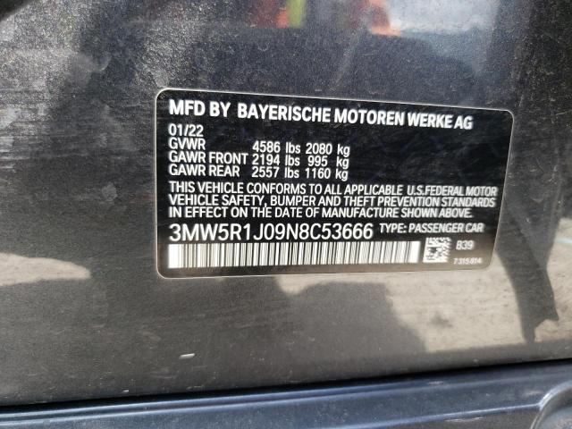 3MW5R1J09N8C53666 BMW 330I