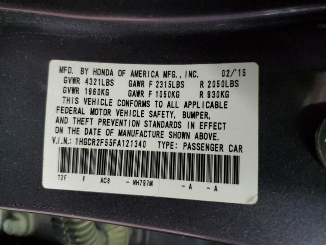 1HGCR2F55FA121340 Honda Accord Sport