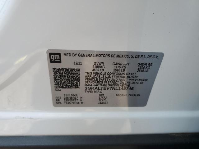 3GKALTEV7NL145746 GMC Terrain Sle