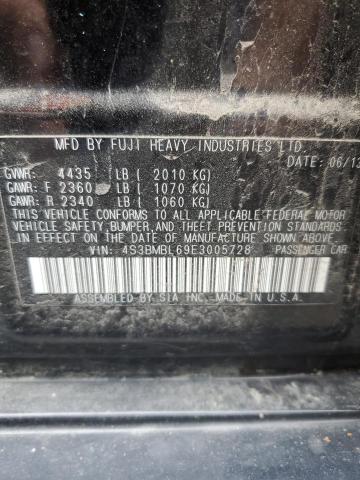 4S3BMBL69E3005728 Subaru Legacy 2.5i Limited