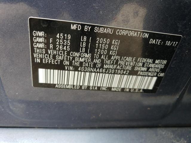 4S3BNAA66J3019042 Subaru Legacy 2.5i