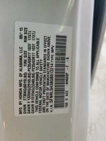 5FNRL5H38GB013214 2016 HONDA ODYSSEY, photo no. 13