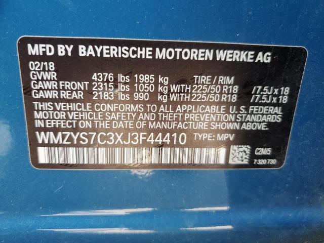 WMZYS7C3XJ3F44410 Mini COOPER COUNTRYMAN