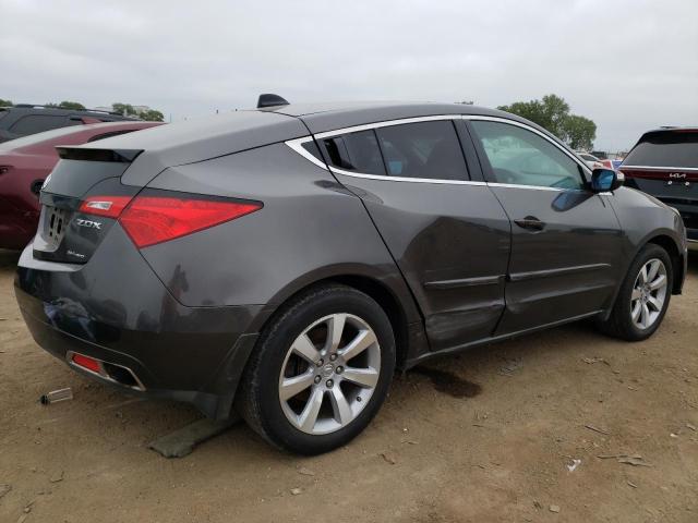 ACURA ZDX TECHNO 2011 gray  gas 2HNYB1H47BH500157 photo #4