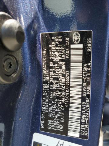 4T1BK1FK7FU555753 Toyota CAMRY XSE