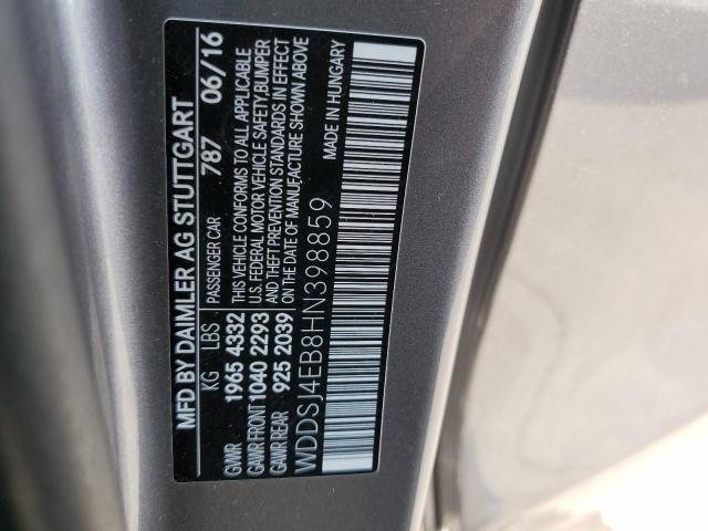 WDDSJ4EB8HN398859 Mercedes-Benz CLA 250