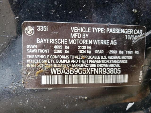2015 BMW 335 XI - WBA3B9G5XFNR93805