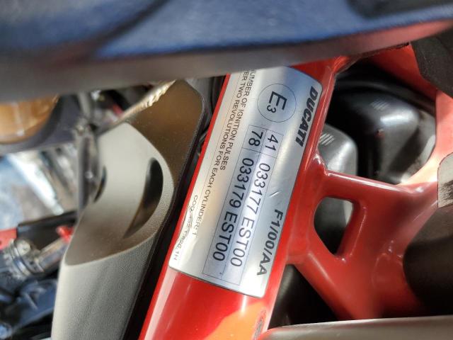 2012 DUCATI STREETFIGH ZDM11BEW9CB010596