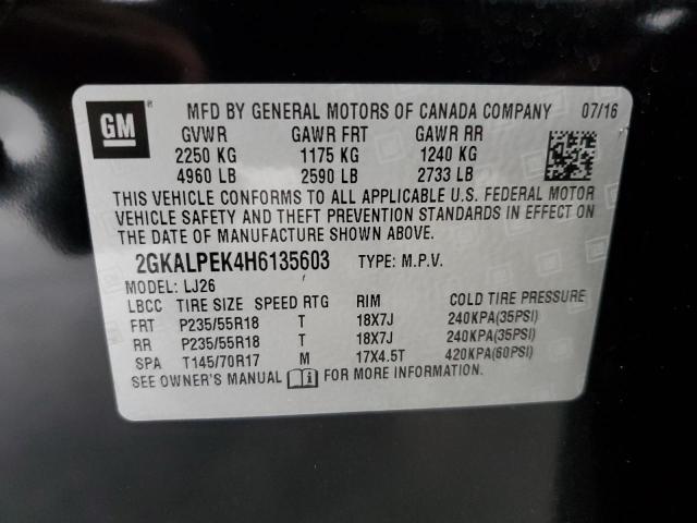 2GKALPEK4H6135603 GMC Terrain Slt