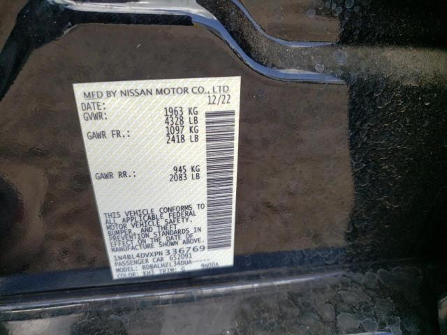 1N4BL4DVXPN336769 Nissan ALTIMA SV