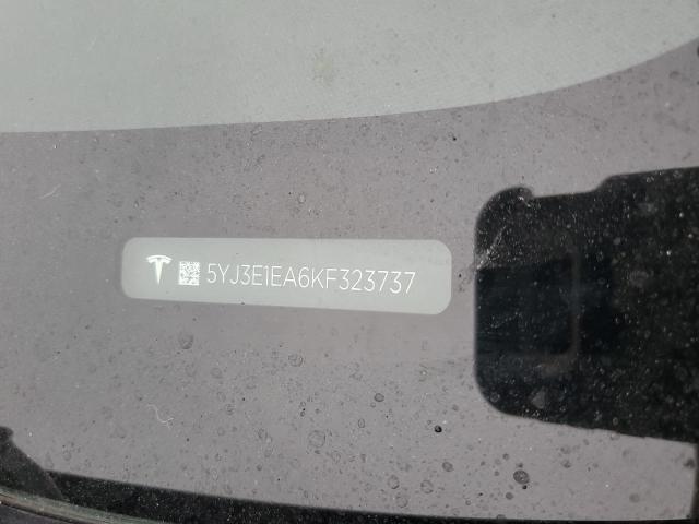 5YJ3E1EA6KF323737 Tesla MODEL 3