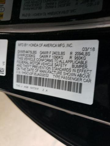 1HGCV2F35JA032032 Honda Accord Sport