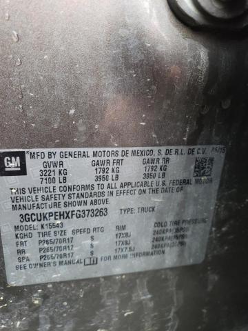 2015 CHEVROLET SILVERADO - 3GCUKPEHXFG373263