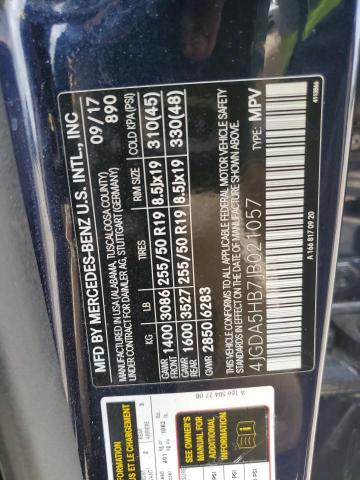 4JGDA5HB7JB021057 Mercedes-Benz Gle 350 4matic