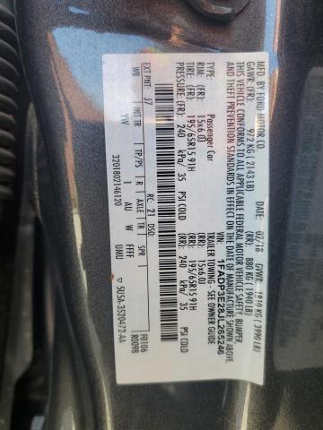 1FADP3E28JL265246 Ford FOCUS S
