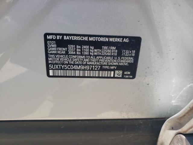 5UXTY5C04M9H97127 2021 BMW X3, photo no. 12