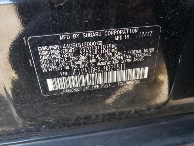 JF1VA1B6XJ9825511 Subaru WRX