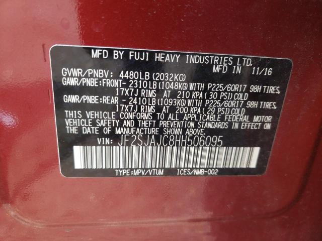 JF2SJAJC8HH506095 Subaru Forester 2.5i Limited