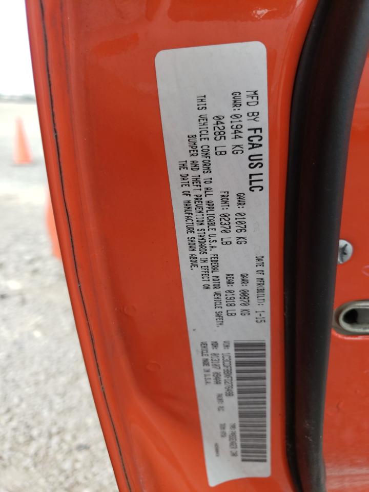 1C3CDFBBXFD276498 2015 Dodge Dart Sxt