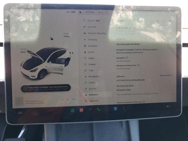 7SAYGAEE7NF518384 Tesla Model Y  9