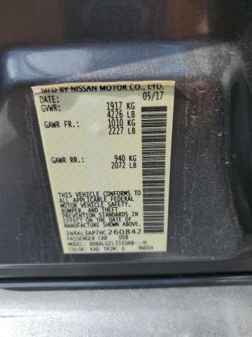 2017 NISSAN ALITMA 1N4AL3AP7HC260842