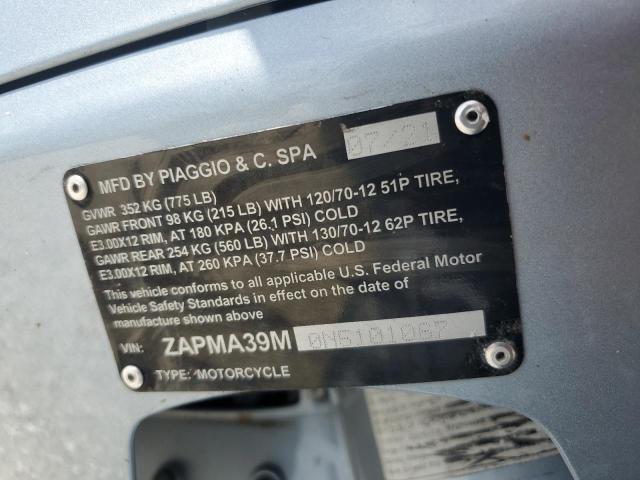 2022 VESPA GTS 300 - ZAPMA39M0N5101067