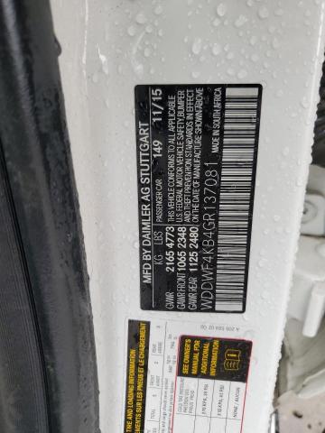 WDDWF4KB4GR137081 Mercedes-Benz C 300 4matic