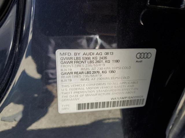 VIN WA1LFAFP1EA029928 2014 Audi Q5, Premium Plus no.13