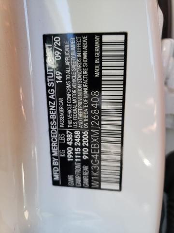 W1K3G4EBXMJ268408 Mercedes-Benz A 220