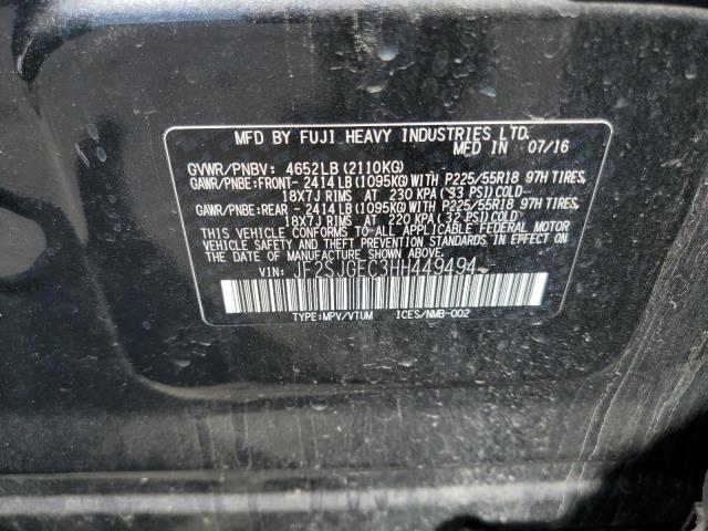 JF2SJGEC3HH449494 Subaru Forester 2.0xt Premium
