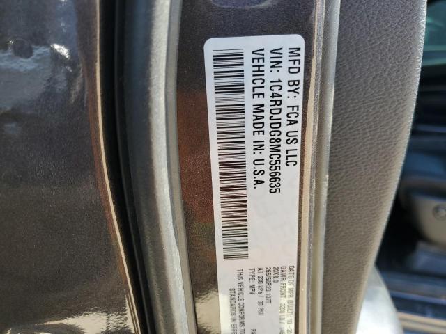 VIN 1C4RDJDG8MC556635 2021 DODGE DURANGO no.13