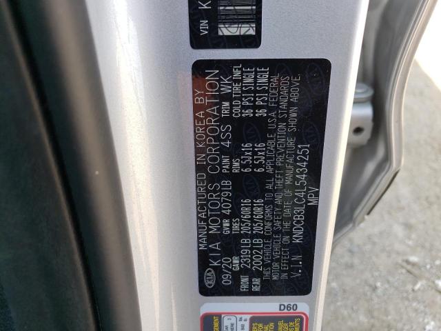 KNDCB3LC4L5434251 KIA NIRO LX