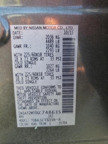 5N1AT2MT0GC748635 Nissan ROGUE S