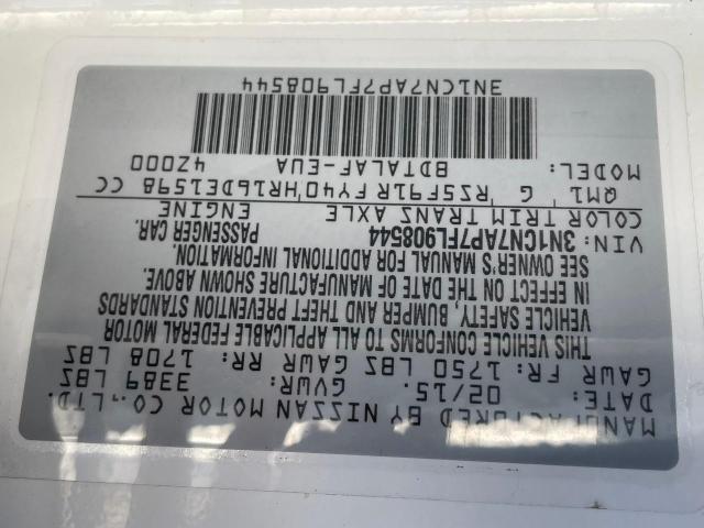 3N1CN7AP7FL908544 Nissan VERSA S