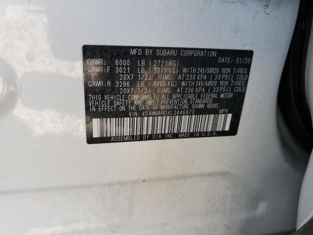 4S4WMARDXL3446973 Subaru Ascent Touring