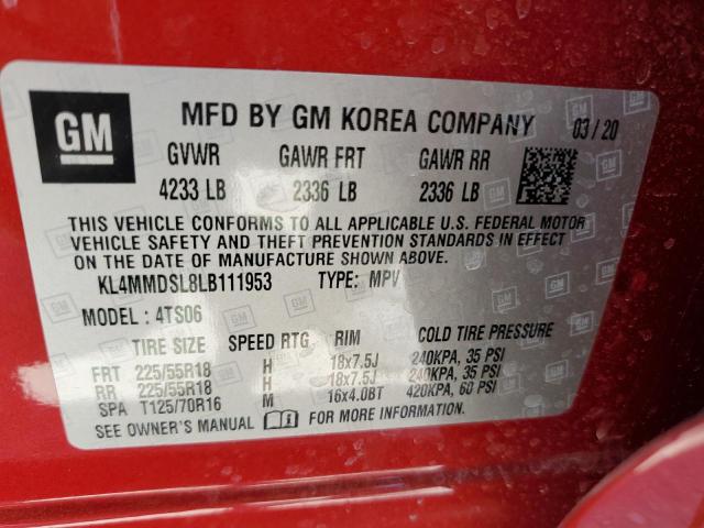 KL4MMDSL8LB111953 Buick Encore Gx Select
