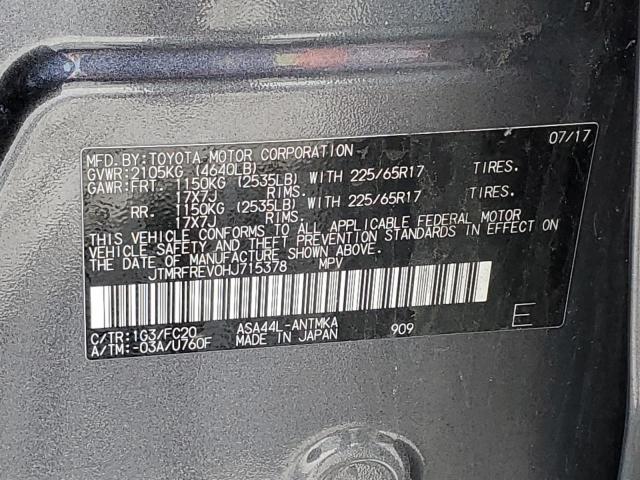 2017 TOYOTA RAV4 XLE - JTMRFREV0HJ715378