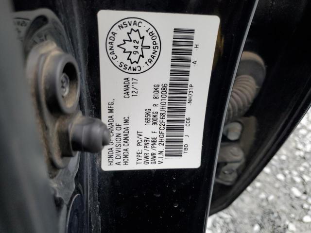 2018 HONDA CIVIC LX - 2HGFC2F68JH010086