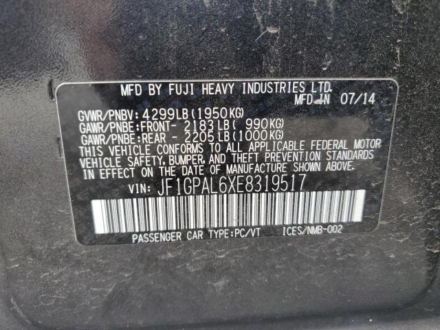JF1GPAL6XE8319517 Subaru Impreza Sport Premium