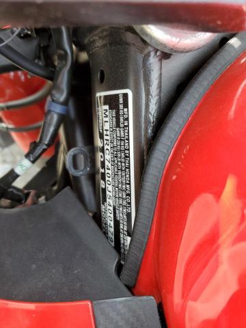 2018 HONDA CBR650 F MLHRC7400J5400479