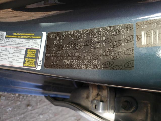 KNAFX4A88E5053845 KIA FORTE EX