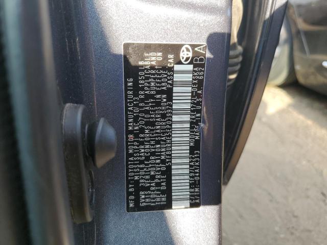 5YFBURHE5EP039973 Toyota COROLLA L