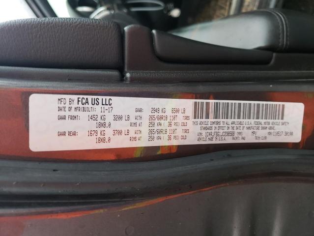 1C4RJFBG1JC238568 Jeep Grand Cherokee Limited